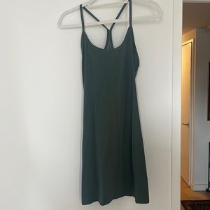 Green outdoor voices exercise dress